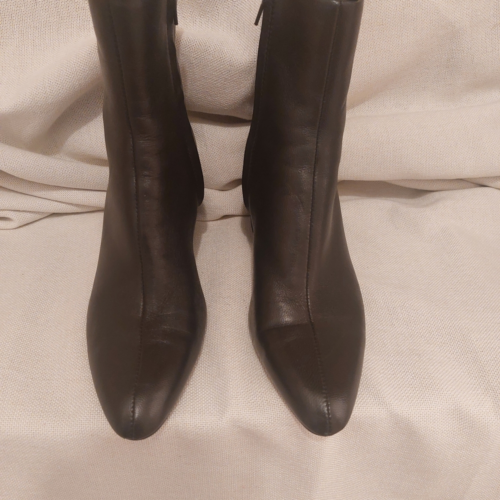 Zara Sleek Black Ankle Booties